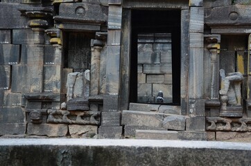 Beautiful view of the ancient Polonnaruwa Vatadage ruins in Sri Lanka