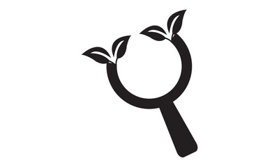 Organic search icon. vector graphics 