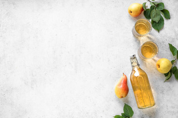 Wall Mural - Pear Cider Drink