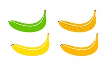 Banana Logo. Banana Stages Of Growth And Ripening