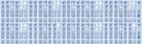 Panorama of White glass block wall seamless background and texture