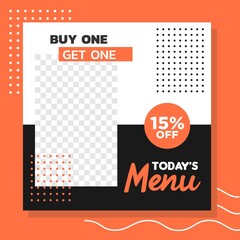 Fastfood Social Media Banner Template Collection