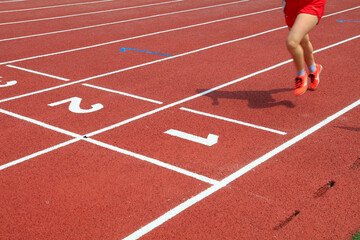 legs of a long distance runner