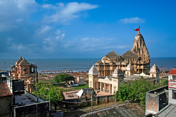 Temple of Lord Shiva in Somnath, Gujarat, one of most famous Jyotirlinga of india.