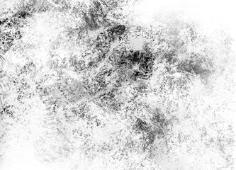 Wall Mural - black and white gritty grunge overlay background dusty old distressed mottled urban industrial paper