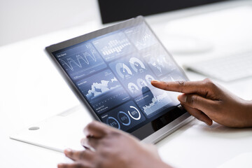 Poster - African American Financial Analyst Woman