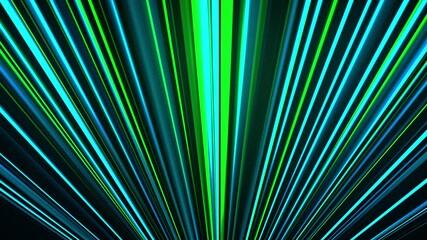 Poster - Abstract neon glow of spotlight lines, computer generated. 3d rendering abstract background with colorful rays