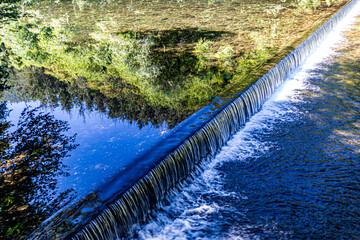 Wall Mural - water flowing in the forest