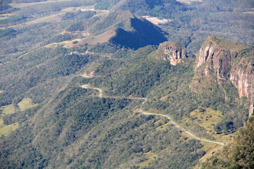 Wall Mural - road to the mountains