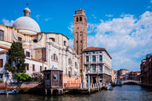 Photograph Taken On The Grand Canal In Venice In Italy