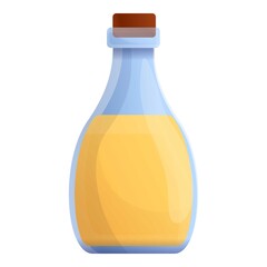 Poster - Jacuzzi oil bottle icon. Cartoon of jacuzzi oil bottle vector icon for web design isolated on white background