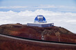 Mauna Kea Observatories. 4,200 meter high summit of Mauna Kea, the world's largest observatory for optical, infrared, and submillimeter astronomy. Big Island of Hawaii