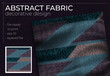 Abstract Silk Scarf Design in Square for Hijab Print, silk neck scarf or kerchief, etc.