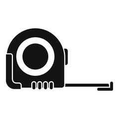 Poster - Measurement tape icon. Simple illustration of measurement tape vector icon for web design isolated on white background