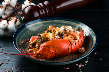 Wall Mural - a dish of lobster