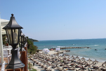 view of the sea from the beach