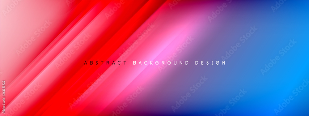 Motion concept neon shiny lines on liquid color gradients abstract backgrounds. Dynamic shadows and lights templates for text - obrazy, fototapety, plakaty 