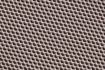 Poster - Abstract texture of scales. Background consisting hexagons. 