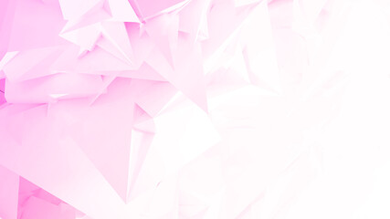 Poster - purpel abstract background, wallpaper, 3d illustration of crystal design