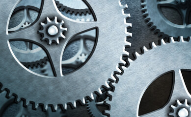 Fototapete - System Administrator Control, Gear Configuration Settings Tools Concept.