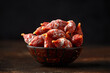 © grinchh - Cocktail chorizo mini spicy pork fermented dry cured salami sausages
