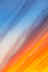 Wall Mural - yellow, orange and blue gradient abstract vertical background