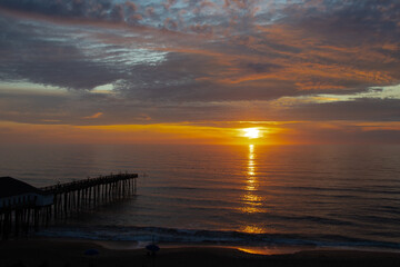 Wall Mural - Sunrise at Kitty Hawk North Carolina