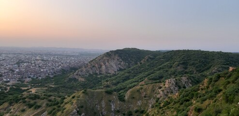 View from hilltop