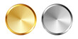 空白 文字なし  金と銀のラベルセット
Gold and silver label set. Luxury label. Gold and silver badge.
