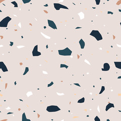 Poster - decorative interior tile pattern. paper, fabric or granite stains flooring background. italian medit