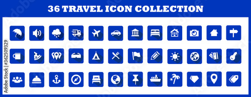 Cuadros en Lienzo Travel logo collection for business purpose