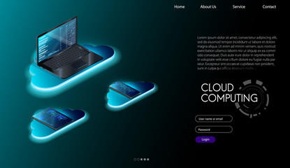 Web development, coding and programming responsive layout internet site or app of devices. Creation digital Software for mobile platforms. Computer code on phone. Concept banner.