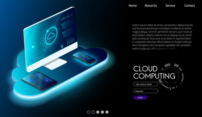 Web development, coding and programming responsive layout internet site or app of devices. Creation digital Software for mobile platforms. Computer code on phone. Concept banner.