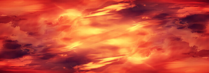 Wall Mural - orange sky universe swirling abstract background