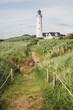 lighthouse on the coast of Denmark