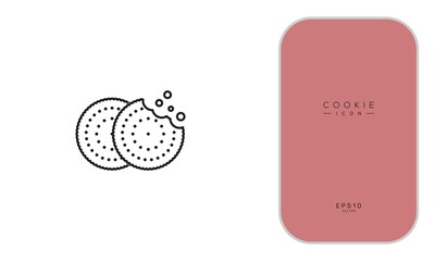 cookies icon illustration isolated vector sign symbol