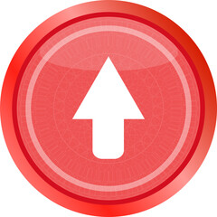 Poster - icon arrow - web button . Flat sign isolated on white background