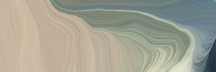 Aufkleber - unobtrusive colorful modern waves background design with dark gray, gray gray and dim gray color