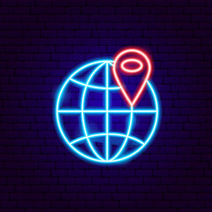 Poster - Global Neon Sign