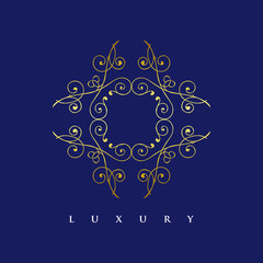 Canvas Print - luxury abstract logo