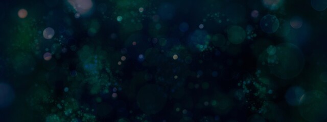 Wall Mural - abstract blue green background banner - christmas card