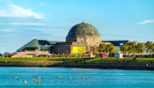 The Adler Planetarium, A Public Museum Dedicated To The Study Of Astronomy And Astrophysics In Chicago, Illinois