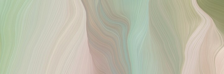 Aufkleber - inconspicuous elegant modern waves background design with ash gray, gray gray and light gray color