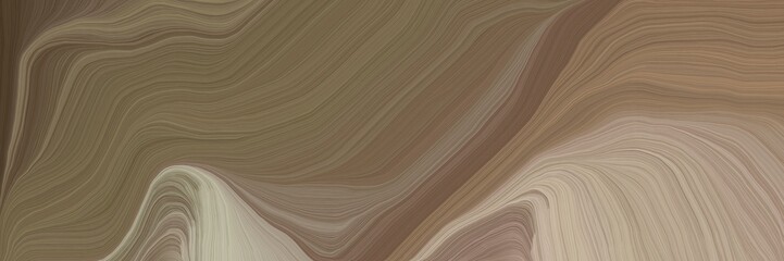 unobtrusive elegant modern soft curvy waves background illustration with pastel brown, tan and old mauve color