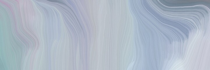 Aufkleber - unobtrusive elegant curvy swirl waves background illustration with pastel blue, slate gray and light gray color