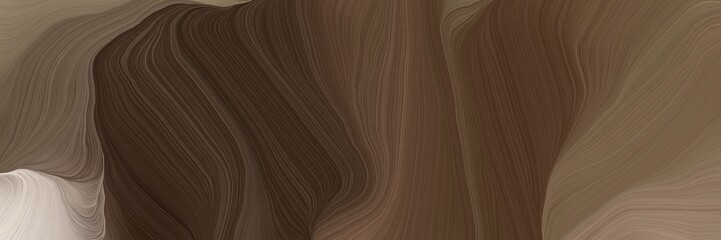 Aufkleber - unobtrusive header with elegant modern soft curvy waves background illustration with old mauve, silver and gray gray color