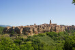 Skyline Of Pitigliano In Tuscany Italy Against Sky