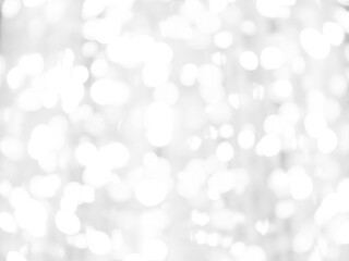 blurred bokeh light defocused background and textured for Christmas , New Year holidays party and celebration background, black and white colour