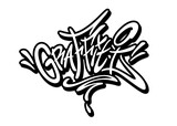 Fototapeta Fototapety dla młodzieży do pokoju - Graffiti word drawn by hand in graffiti style. Vector illustration