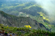 view from top of Mount Pilatus towards Lucerne, Switzerland